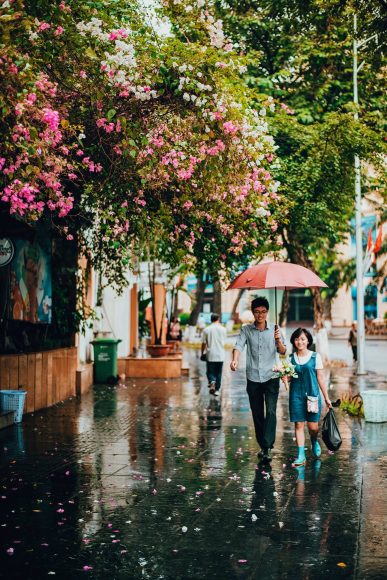 hinh anh mua va tinh yeu