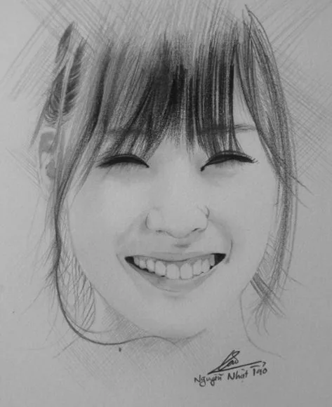 hinh anh ve but chi hoa hau Ky Duyen xinh dep