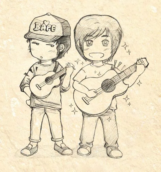hinh ve de thuong bang but chi ve tinh ban