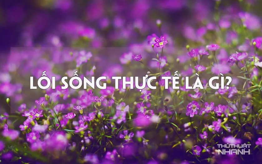 lối sống thực tế là gì