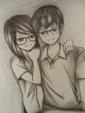 nhung hinh ve de thuong bang but chi (3)