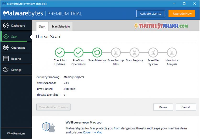 quet va go bytefence anti malware ra khoi may tinh