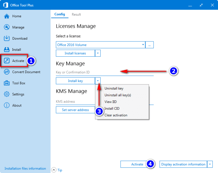 cai dat key cho office 2019 va office 365 online