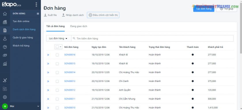 phan mem quan ly Sapo