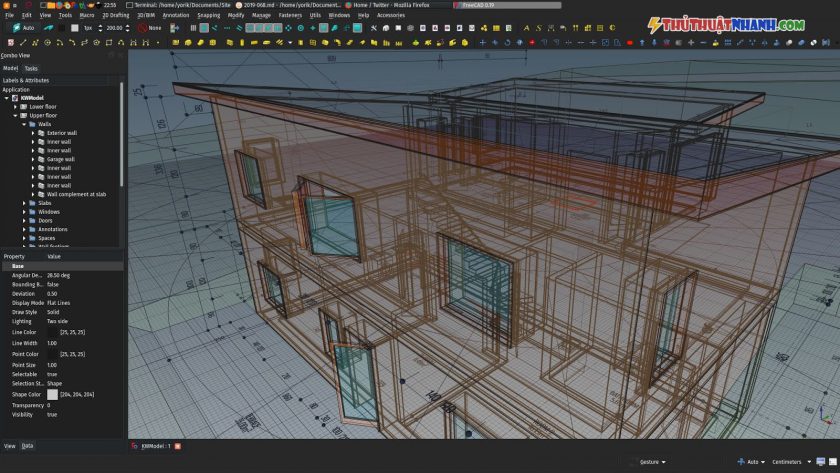 phan mem ve 3d FreeCad