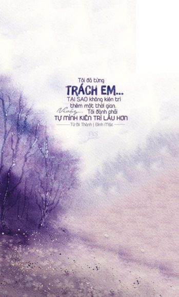 ảnh chữ đẹp nhất mang sắc tím buồn