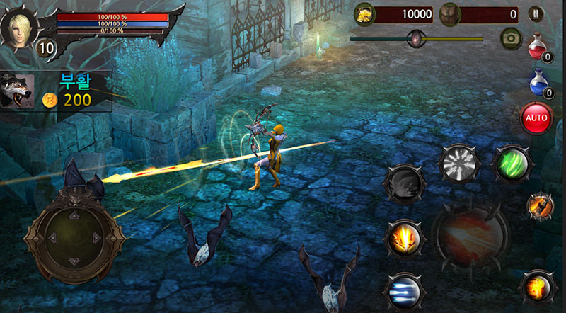 BloodWarrior game cày cuốc luyện lv android