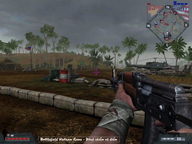 danh chiem cu diem trong game Battlefield Vietnam