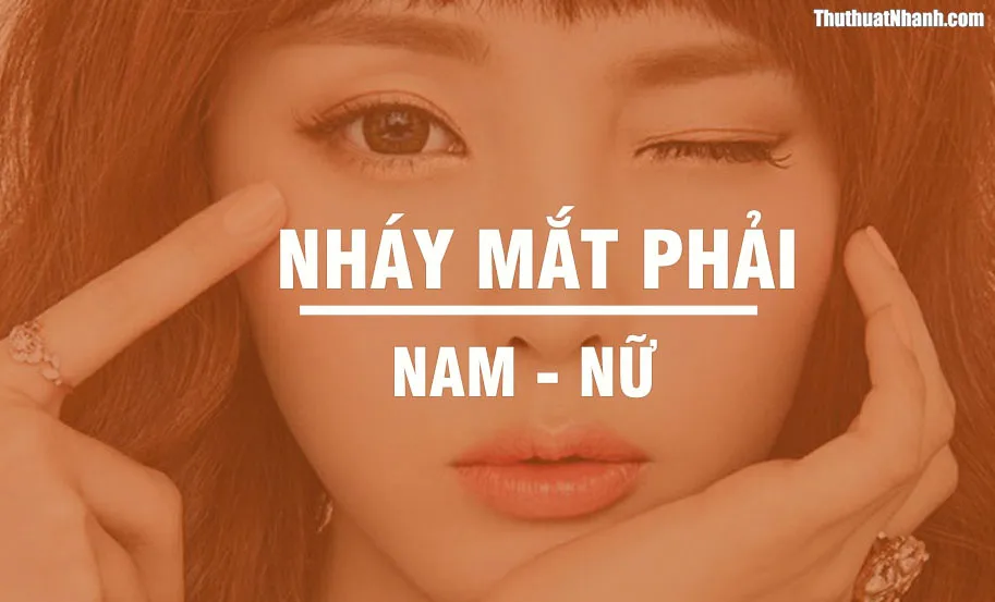 Nháy mắt phải