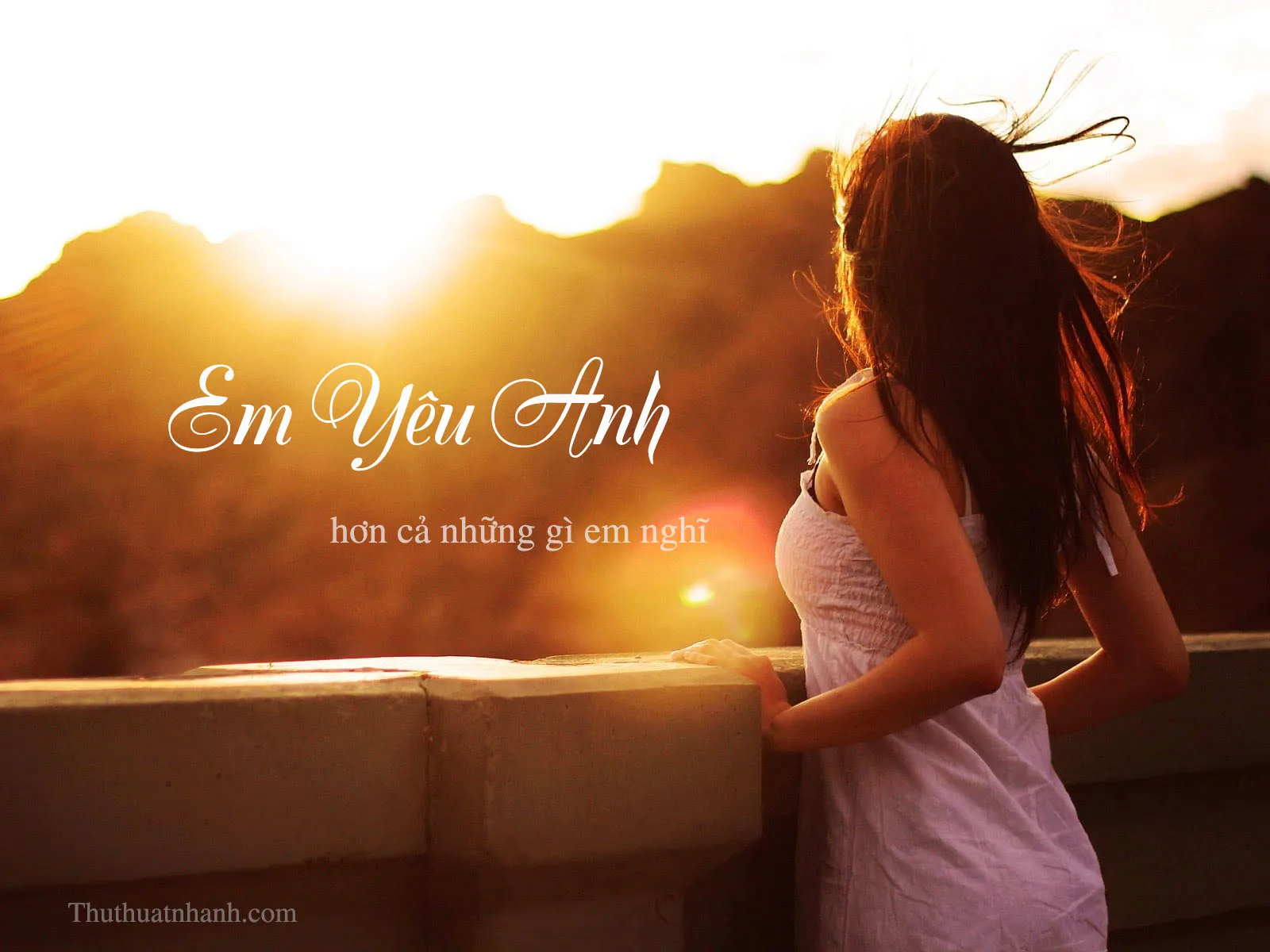 hình ảnh em yêu anh