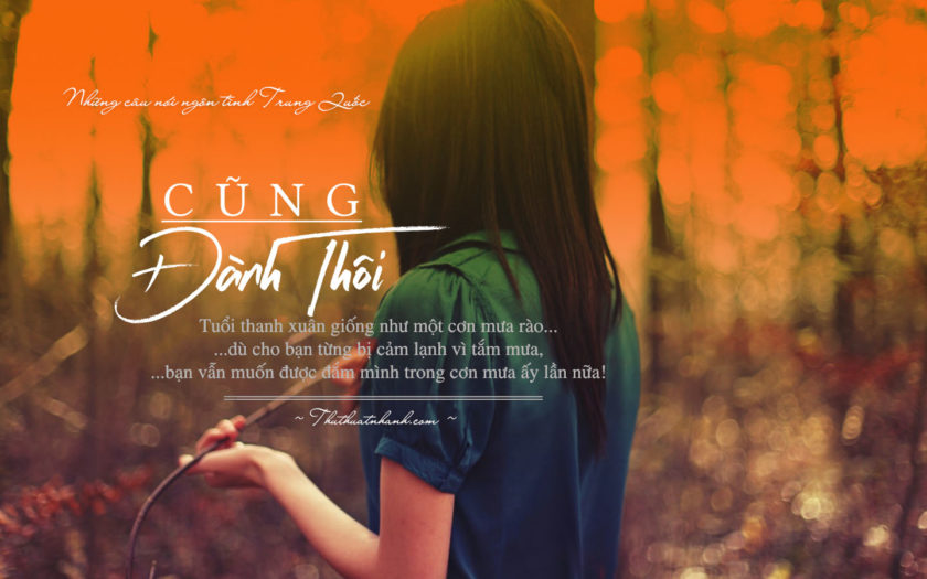 những câu nói ngôn tình trung quốc