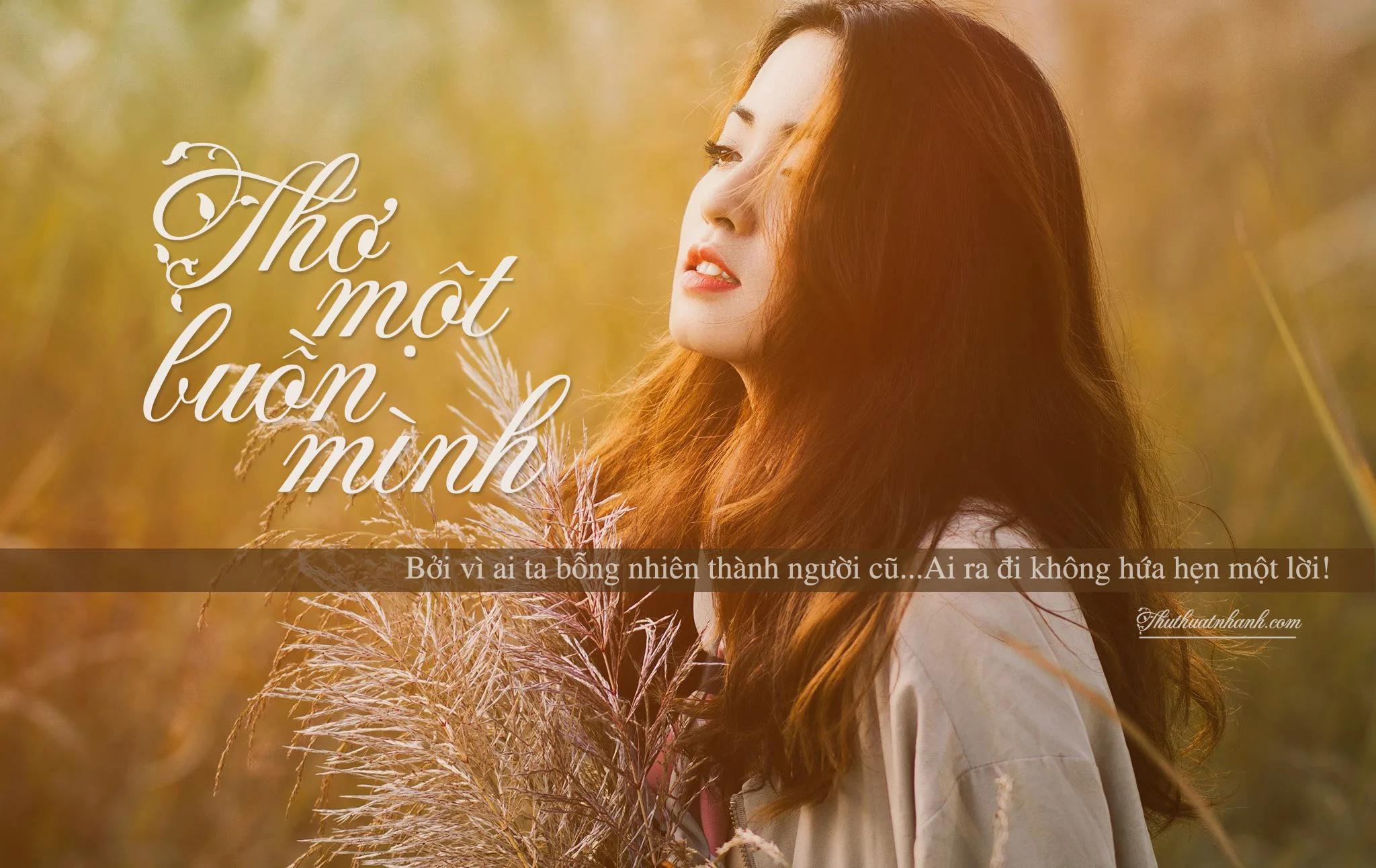 thơ buồn một mình về tình yêu cuộc sống