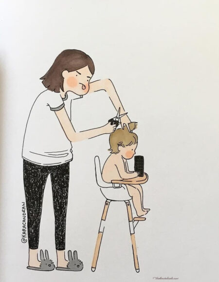 Vẽ tranh mẹ tôi