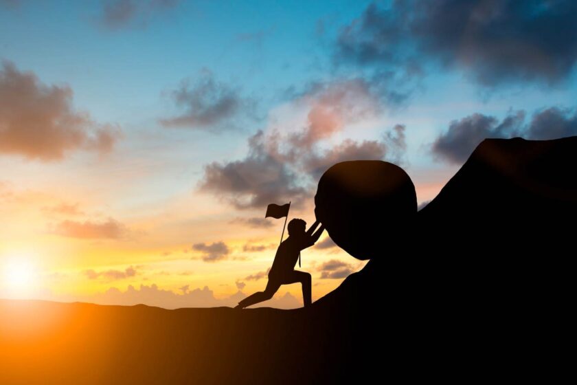 bức ảnh bế tắc bởi áp lực công việc