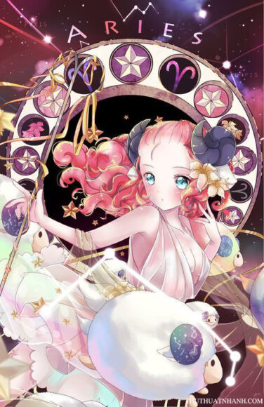 12 cung hoàng đạo anime bạch dương nữ