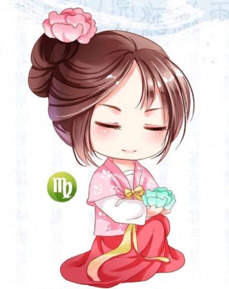 12 cung hoàng đạo xử nữ chibi
