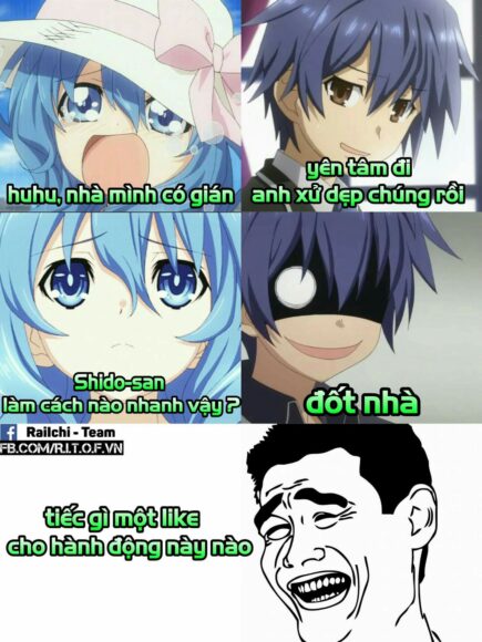 Ảnh anime chế hài hước vui