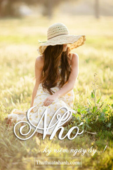 ảnh chữ nhớ đẹp dành cho con gái