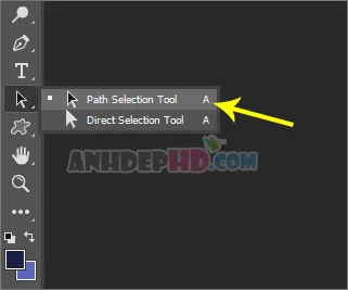công cụ Path Selection Tool trong photoshop