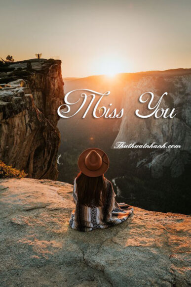 hình ảnh chữ nhớ chờ đợi 1 người