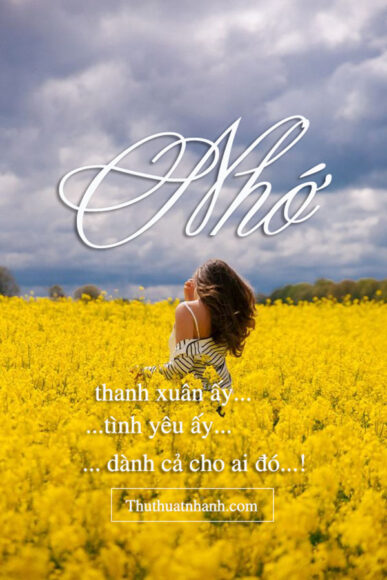 hình ảnh chữ nhớ về người yêu cũ