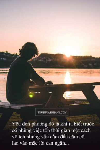 Stt về tình yêu đơn phương thầm lặng đau khổ