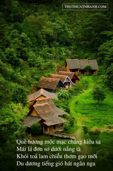 Thơ 7 chữ về tình yêu quê hương đất nước