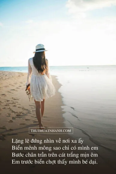 thơ biển và em hay mới nhất