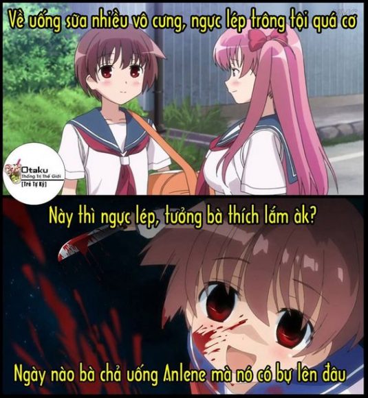 ảnh anime chế vui