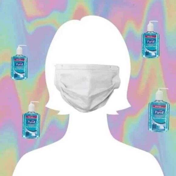 ảnh đại diện người giấu mặt nữ đeo khẩu trang