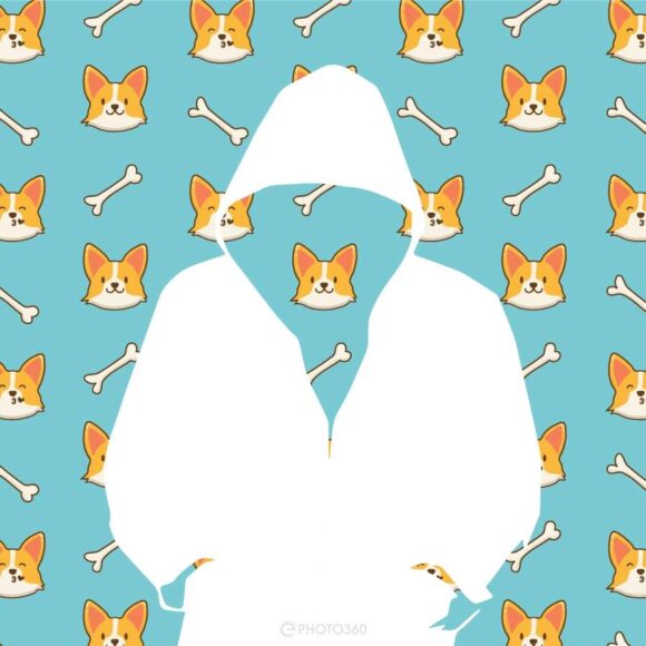 ảnh đại diện người giấu mặt với background