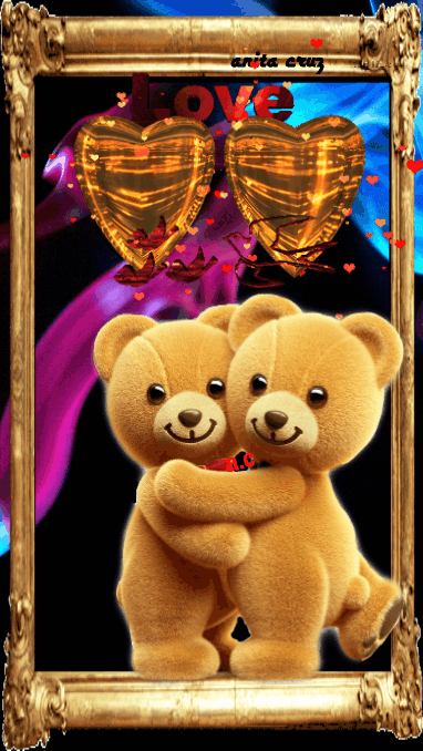 ảnh động tình yêu của hai chú gấu dễ thương
