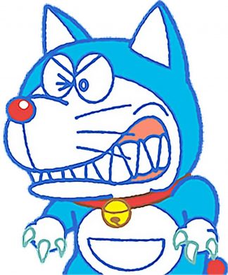 avatar doremon biến thành chó sói