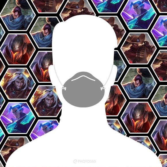 avatar facebook độc chàng trai đeo khẩu trang