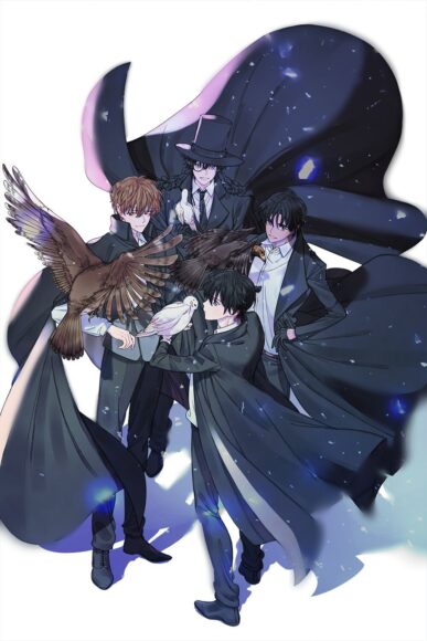 Hình ảnh anime bộ tứ đẹp trai