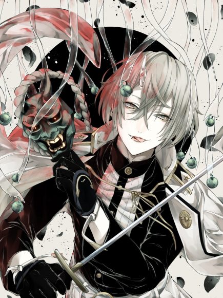 Hình ảnh anime boy tóc bạch kim lạnh lùng cá tính