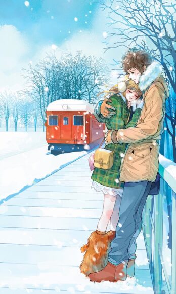 Hình ảnh anime cặp đôi mùa đông