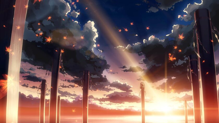 HÌnh ảnh anime phong cảnh đẹp nên thơ nhất