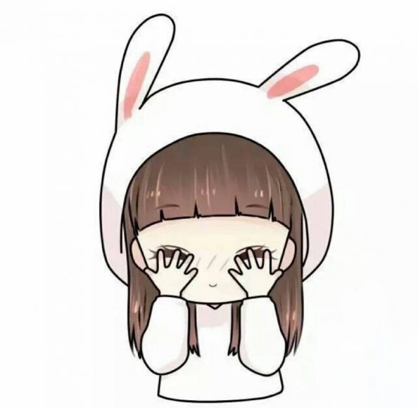 hình ảnh avatar dễ thương cô nàng thỏ