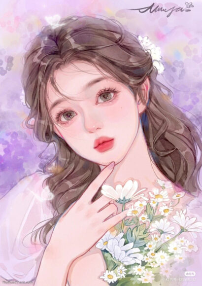 Hình ảnh avatar nữ đẹp cho con gái đáng yêu