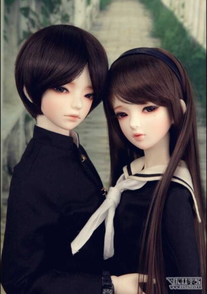 hình ảnh búp bê nam nữ dễ thương