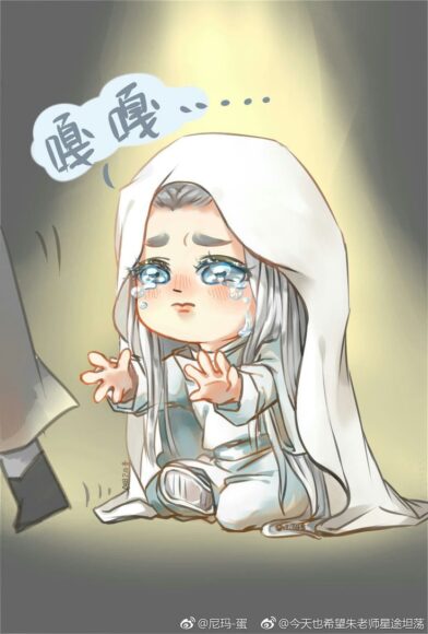 hình ảnh chibi buồn khóc