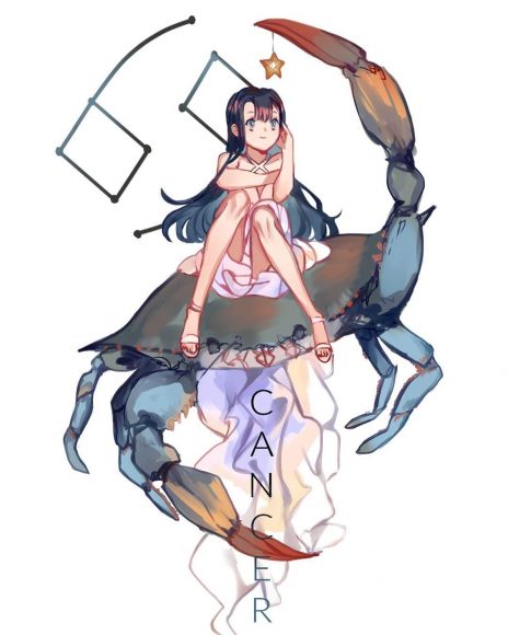 hình ảnh cung cự giải anime