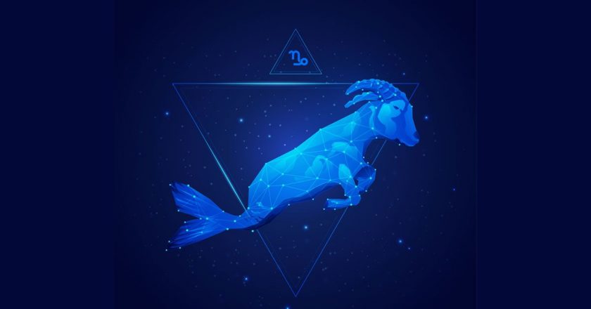 Hình ảnh cung Ma Kết biểu tượng xanh dương