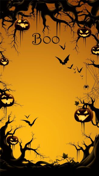 hình ảnh halloween dễ thương cho iPhone