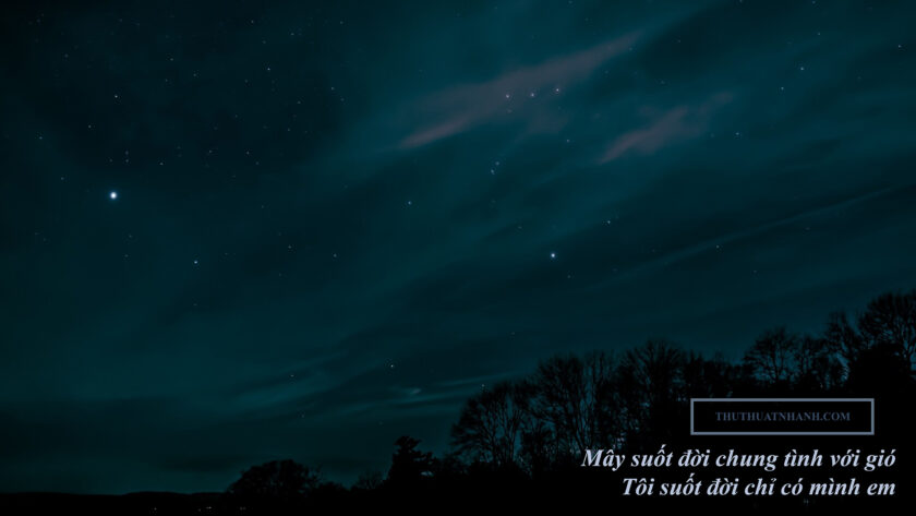 Hình ảnh thơ hay về sự chung tình