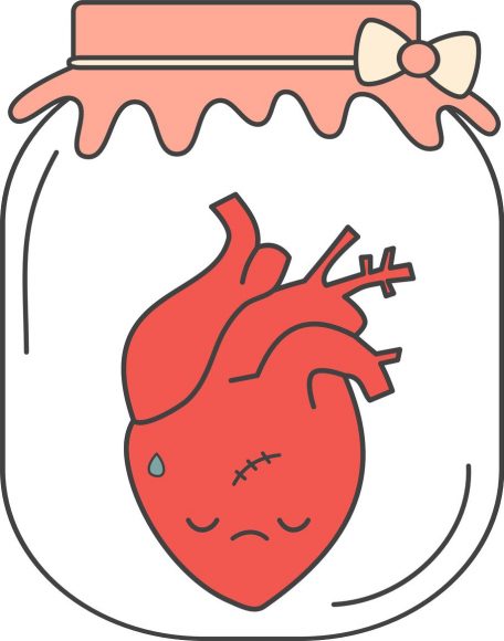 hình ảnh trái tim buồn tổn thương