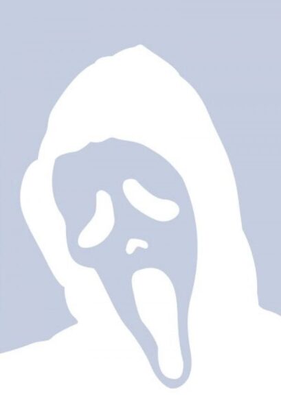 Hình Avatar Trắng hình con ma