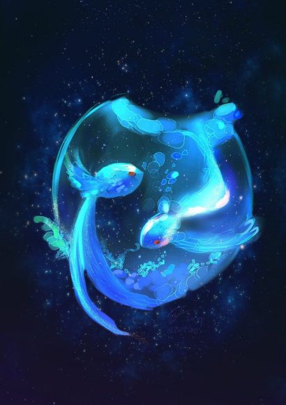 Hình cung Song Ngư đẹp lung linh