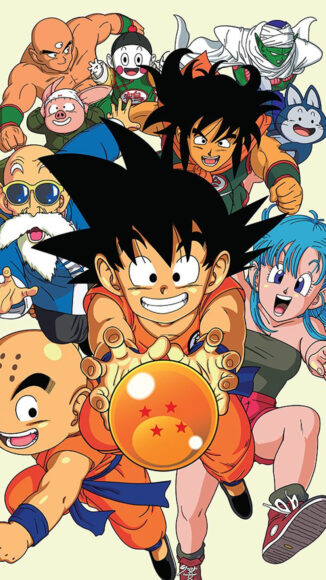 hình nền dragon ball songoku và những người bạn